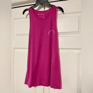 Good hYOUman Gratitude Tank Top | Size Large | Fuchsia Pink | NWOT